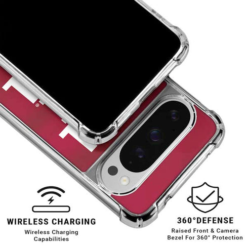 University of Alabama Roll Tide Roll Google Pixel 10 Pro XL Clear Case